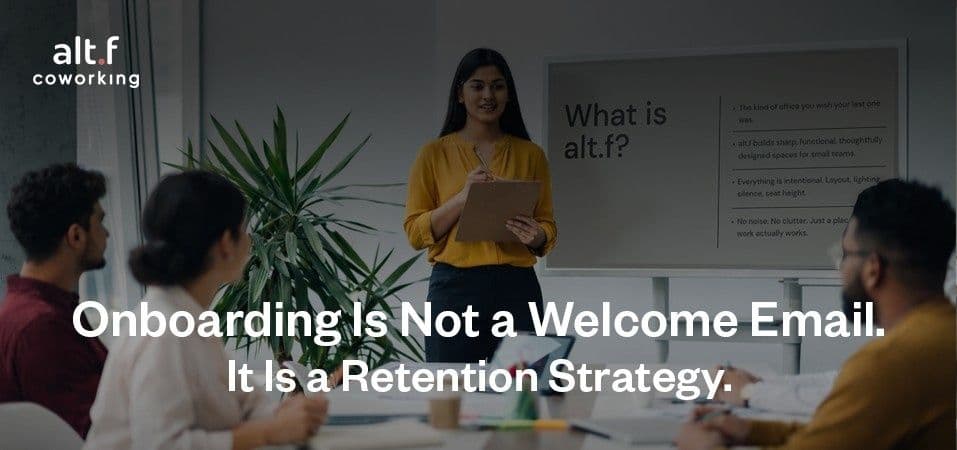 Onboarding Is Not A Welcome Email. It Is A Retention Strategy.