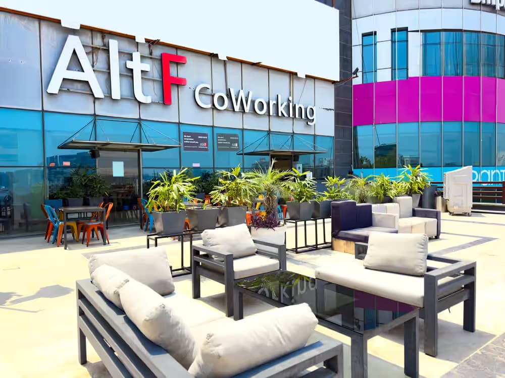 Modern coworking office space